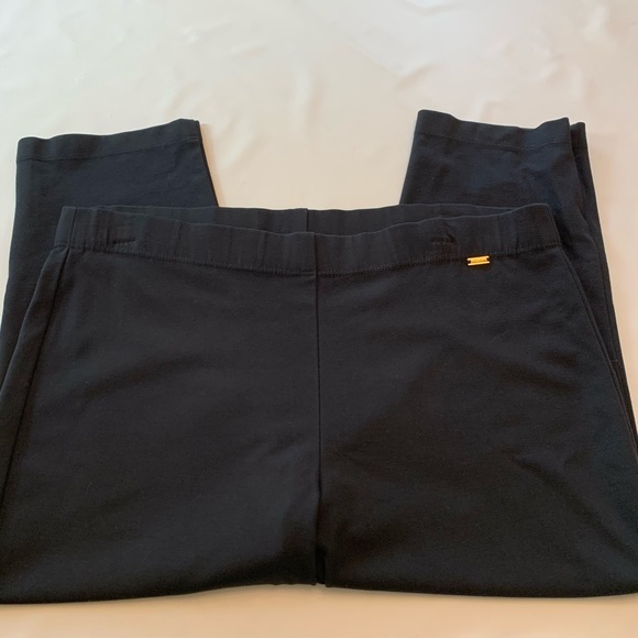 St. John Cotton Knit Pull on Capri Pants Sm/Md - Picture 5 of 7